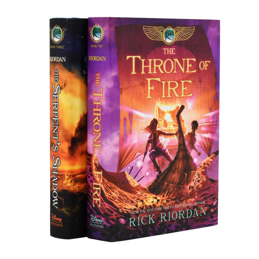 Kane Chronicles 2 Books Set by Rick Riordan - Ages10-14- Hardback