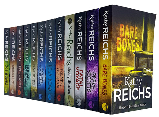 Temperance Brennan Series by Kathy Reichs: Books 1-12 Collection Set - Fiction - Paperback