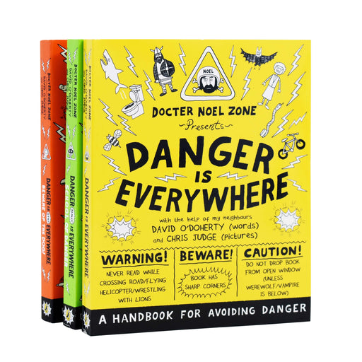 Danger is Everywhere Collection Series 3 Books Set by David O'Doherty - Ages 8-14 - Paperback