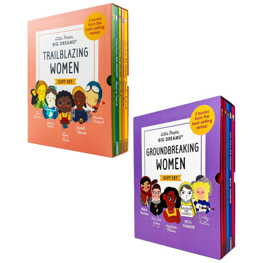 Little People Big Dreams Groundbreaking Women & Trailblazing Women 10 Books Gift Set - Ages 5+ - Hardback
