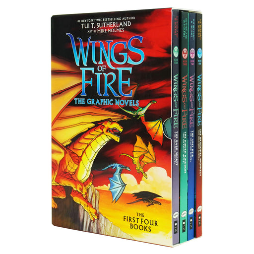 Wings of Fire The Graphic Novels 4 Books Collection Box Set By Tui T. Sutherland - Ages 8-12 - Paperback