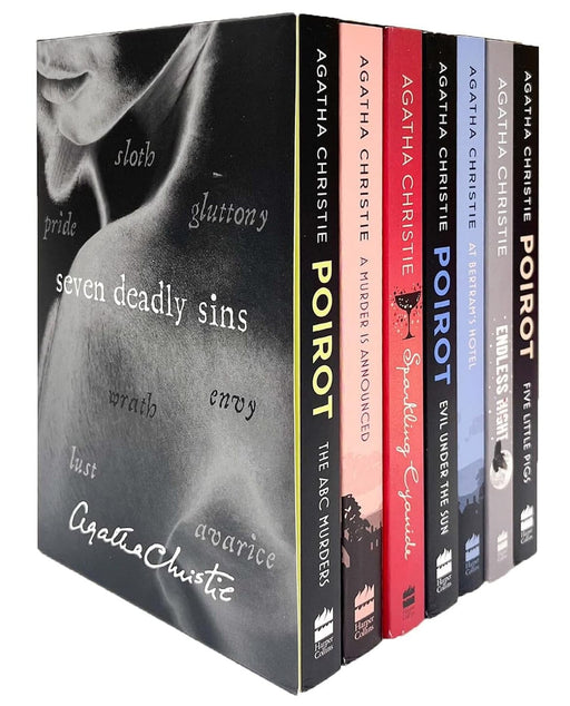 Seven Deadly Sins: Hercule Poirot Series by Agatha Christie: 7 Books Collection Box Set - Fiction - Paperback