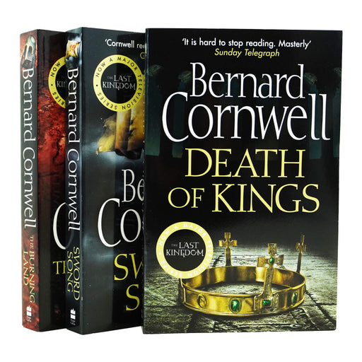 The Last Kingdom Series 4-6 by Bernard Cornwell 3 book set Collection - Fiction - Paperback