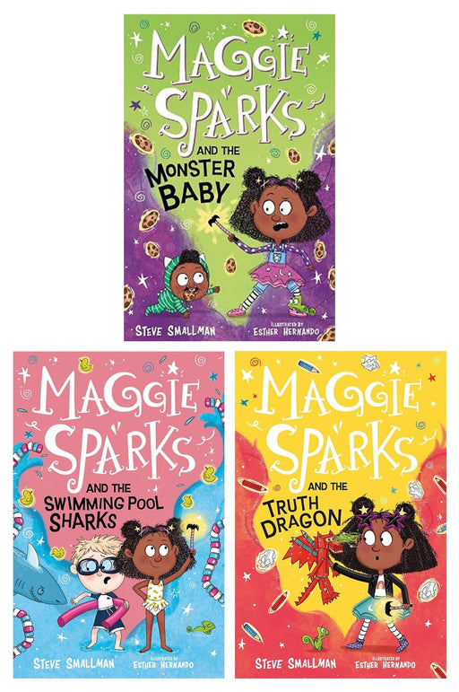 Maggie Sparks Series By Steve Smallman: 3 Books Set - Ages 5-7 - Paperback