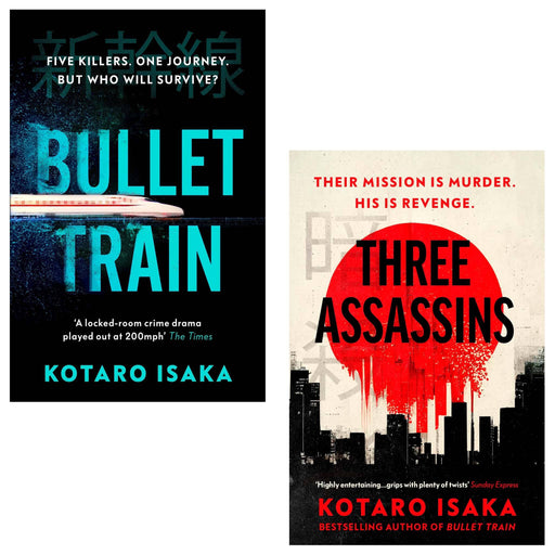 Kotaro Isaka 2 Books Collection Set (Bullet Train, Three Assassins) - Fiction - Paperback