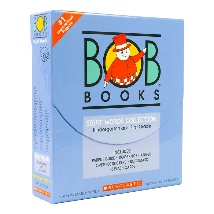 Bob Books Sight Words Collection Box Set - Kindergarten and First Grade - Ages 4+ - Paperback