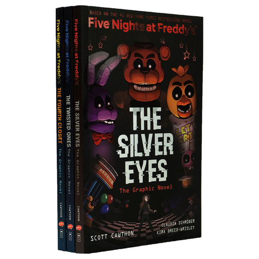 Five Nights at Freddy's Graphic Novel by Scott Cawthon & Kira Breed-Wrisley 3 Books Collection Set - Ages 9+ - Paperback