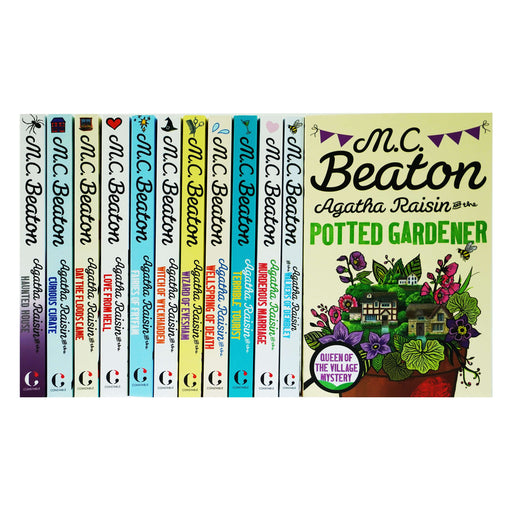 Agatha Raisin Mysteries Series by M.C. Beaton 12 Books Collection Set - Fiction - Paperback