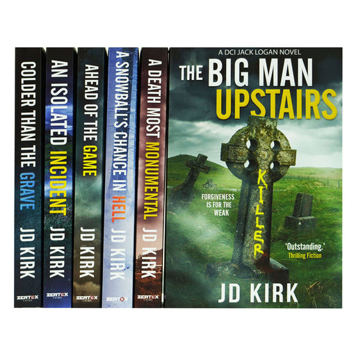 DCI Logan Crime Thrillers Series by JD Kirk 6 Books Collection Set (Book 7-12) - Fiction - Paperback