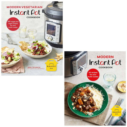 Modern Instant Pot: 2 Cookbook Collection set by Jenny Tschiesche: 101 recipes & veggie and vegan recipes for your multi-cooker - Hardback