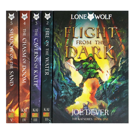 Lone Wolf Series by Joe Dever (Books 1-5) Collection 5 Books Set - Ages 9-16 - Paperback