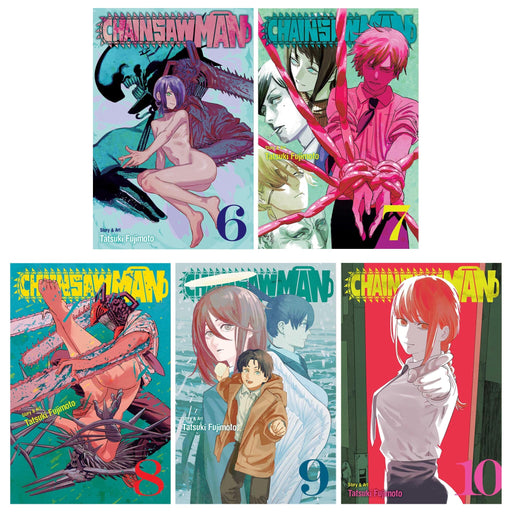 Chainsaw Man by Tatsuki Fujimoto: Vol. 6-10 Collection Set - Manga - Paperback