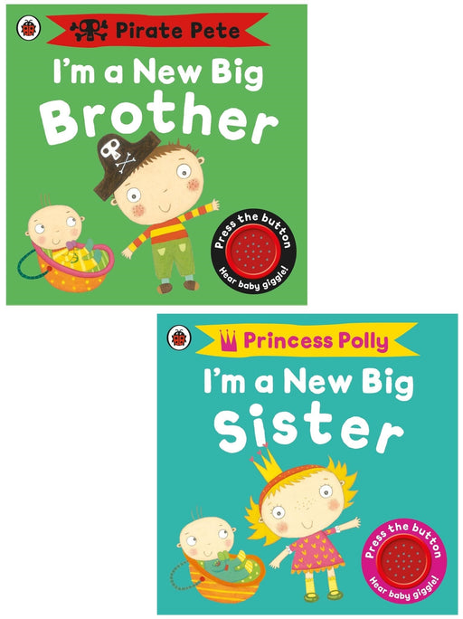 Pirate Pete and Princess Polly Series By Lady Bird 2 Books Collection Set - Ages 2-4 - Board Book