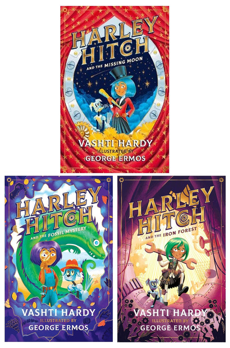 Harley Hitch Series By Vashti Hardy 3 Books Collection Set - Ages 7-9 - Paperback
