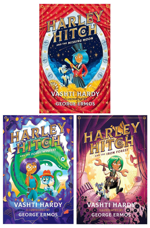 Harley Hitch Series By Vashti Hardy 3 Books Collection Set - Ages 7-9 - Paperback
