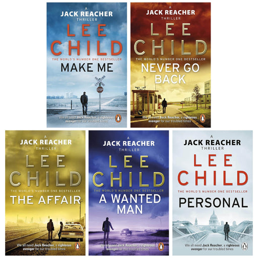 Jack Reacher Series (Book 16-20) by Lee Child: 5 Books Collection Set - Fiction - Paperback