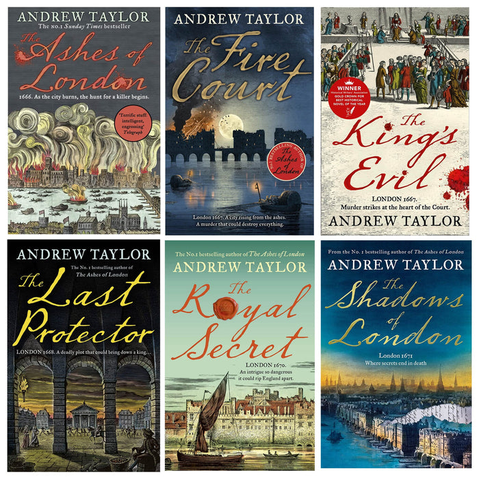 James Marwood & Cat Lovett Series By Andrew Taylor 6 Books Collection Set - Fiction - Paperback