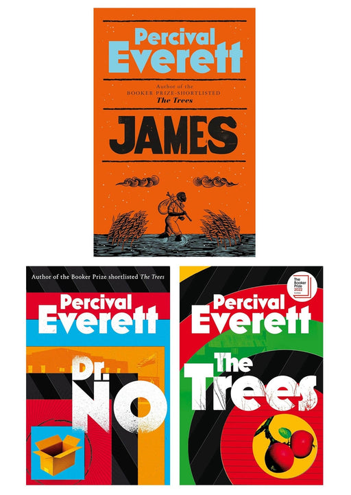 Percival Everett's Dr. No, The Trees & James: 3 Books Collection Set - Fiction - Paperback/Hardback