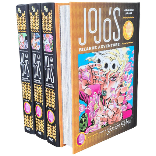 JoJo’s Bizarre Adventure: Part 5 - Golden Wind (Vol. 5-8) by Hirohiko Araki 4 Books Collection Set - Fiction - Hardback