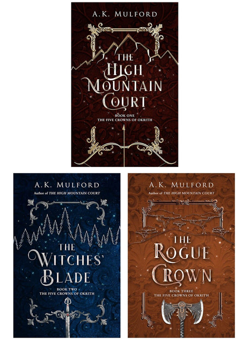 The Five Crowns of Okrith Series By A.K. Mulford 3 Books Collection Set - Ficton - Paperback