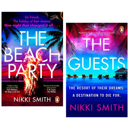 Nikki Smith's The Beach Party & The Guests 2 Books Collection Set - Fiction - Paperback