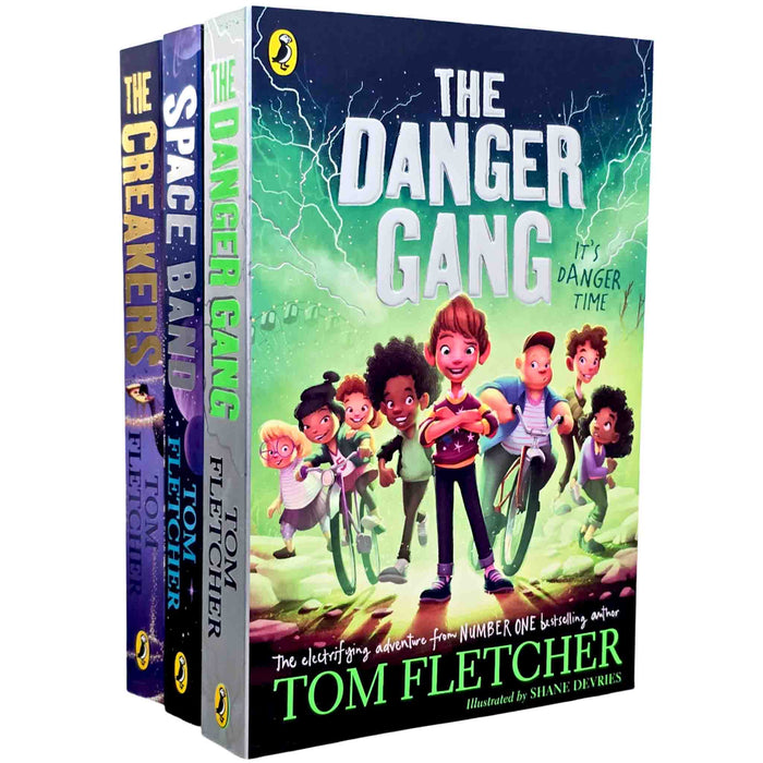 Tom Fletcher Collection (The Creakers, The Danger Gang & Space Band) 3 Books Set - Ages 7-12 - Paperback