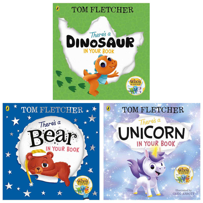 Who's In Your Book? Series By Tom Fletcher 3 Picture Books Collection Set - Ages 2-5 - Paperback