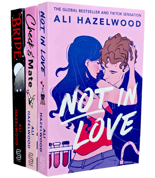 Ali Hazelwood's Check & Mate, Bride & Not in Love 3 Books Collection Set - Fiction - Paperback