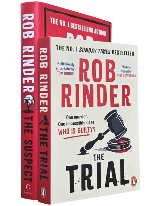 Rob Rinder: The Trial & The Suspect 2 Books Collection Set - Fiction - Paperback/Hardback