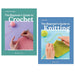 The Beginner's Guide to Crochet & Knitting By Claire Montgomerie & Lynne Rowe 2 Books Collection Set - Non Fiction - Paperback