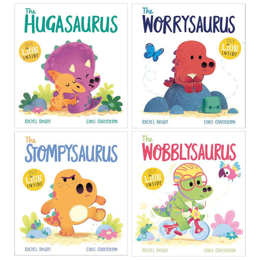 DinoFeelings Series By Rachel Bright 4 Books Collection Set - Ages 3-5 - Paperback