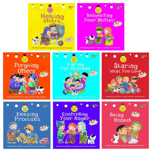 Akhlaaq Building: Good Manners and Character Series 8 Books Collection Set - Ages 2-5 - Paperback