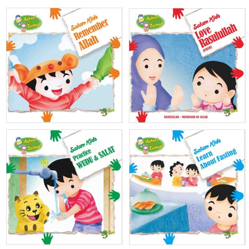 Salam Kids Series: 4 Picture Books Collection Set - Ages 3-8 - Paperback