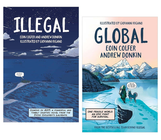 Illegal & Global by Eoin Colfer & Andrew Donkin Graphic Novels 2 Books Collection Set - Ages 9-11 - Paperback