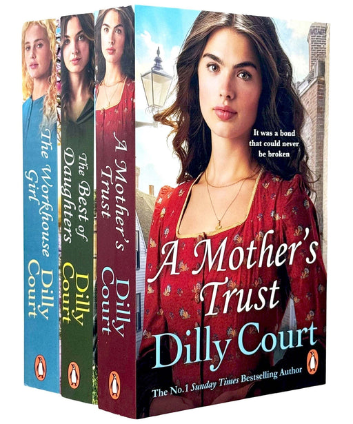 Dilly Court: A Mother's Trust, The Best of Daughters & The Workhouse Girl 3 Books Collection Set - Fiction - Paperback