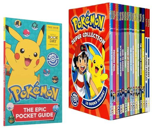 Pokemon Super Collection 16 Books Set with World Book Day 2025 – Ages 5-8 - Paperback