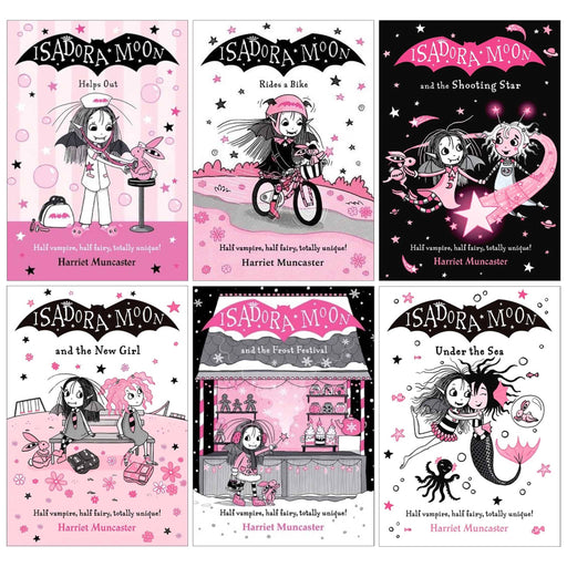 Isadora Moon Series By Harriet Muncaster: illustrated 6 Books Collection Set - Ages 5+ - Paperback