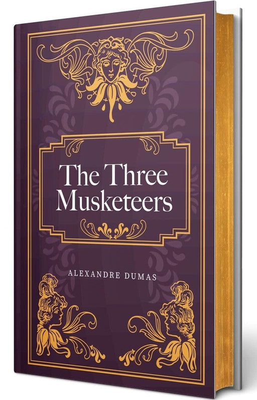 The Three Musketeers By Alexandre Dumas: With Ribbon Bookmark And Golden Sprayed Edges - Fiction - Leatherbound Hardback