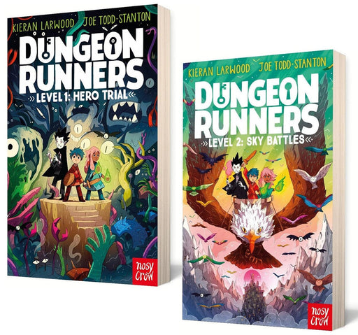 Dungeon Runners Series (Book 1 & 2) By Kieran Larwood: Illustrated 2 Books Collection Set - Ages 7-9 - Paperback