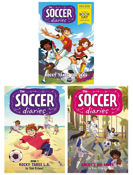 The Soccer Diaries by Tom Palmer: 3 Books Collection Set - Ages 9-12 - Paperback