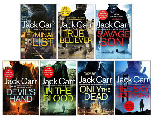 James Reece Series 7 Books Collection Set By Jack Carr - Fiction - Paperback