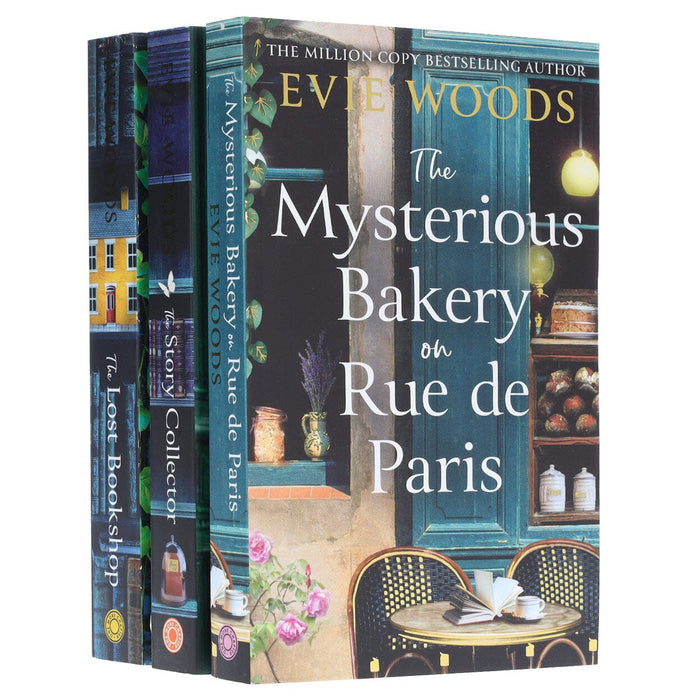 The Story Collector, The Lost Bookshop & The Mysterious Bakery on Rue de Paris By Evie Woods: 3 Books Collection Set - Fiction - Paperback