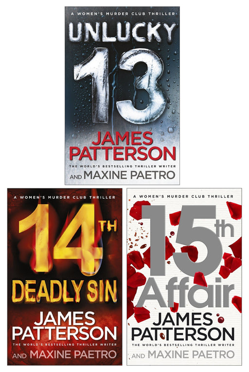 Women's Murder Club (Book 13-15) by James Patterson 3 Books Collection Set - Fiction - Paperback