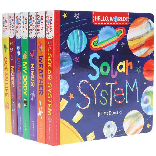 Hello, World! Science, Nature & Culture By Jill Mcdonald: 7 Books Collection Box Set - Ages 1-3 - Board Book