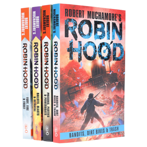 Robin Hood Series (Vol 6-9) by Robert Muchamore 4 Books Collection Set - Ages 12-17 - Paperback