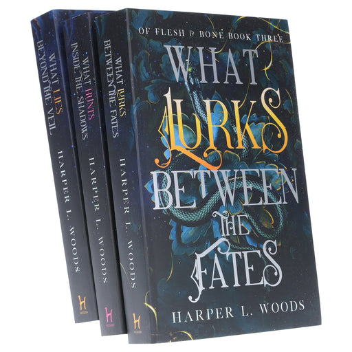 Of Flesh & Bone Series By Harper L. Woods 3 Books Collection Set - Fiction - Paperback
