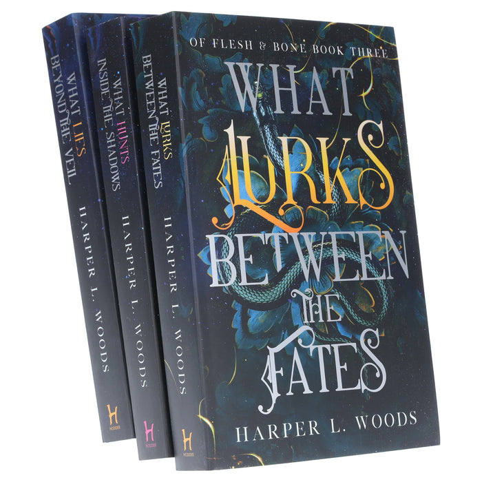 Of Flesh & Bone Series By Harper L. Woods 3 Books Collection Set - Fiction - Paperback