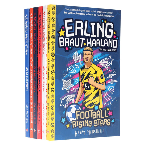 Football Rising Stars By Harry Meredith 6 Books Collection Set - Ages 7-9 - Paperback