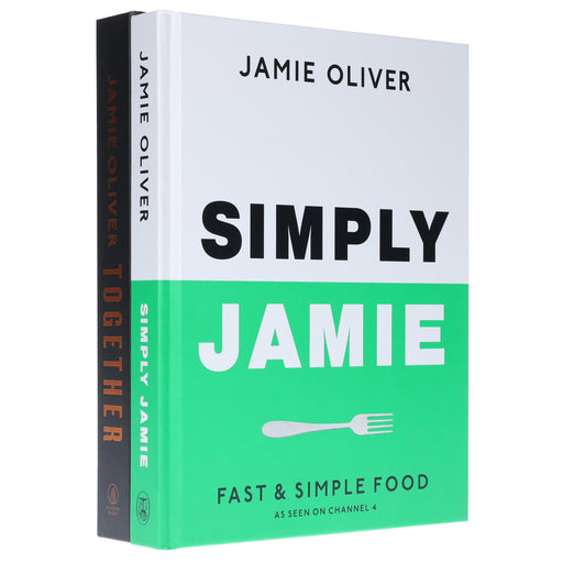 Together & Simply Jamie: By Jamie Oliver 2 Books Collection Set - Non Fiction - Hardback