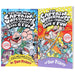 The Captain Underpants Extra-Crunchy Book O'Fun (Book 1 & 2) By Dav Pilkey: 2 Books Collection Set - Ages 7-12 - Paperback